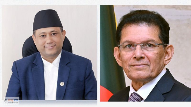 परराष्ट्रमन्त्री खनाल र बंगलादेशका विदेशमन्त्री रहमानबीच टेलिफोन वार्ता