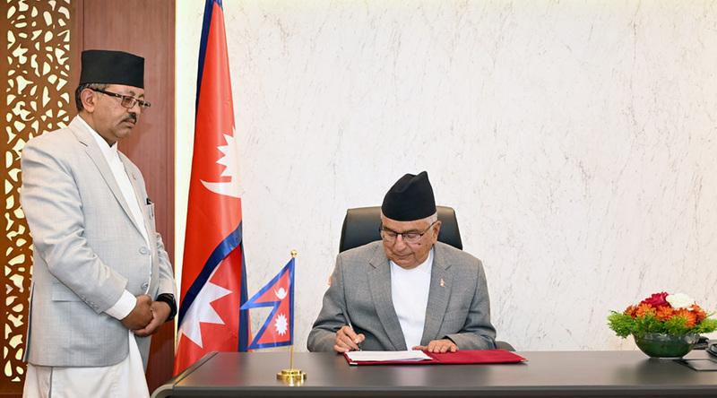 राष्ट्रपति पौडेलबाट नेपाल विशेष सेवा ऐनसम्बन्धी विधेयक प्रमाणीकरण