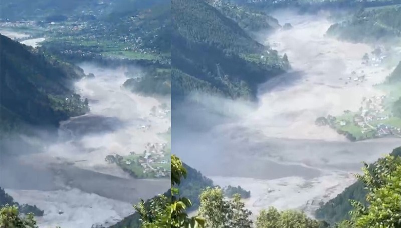 भोटेकोशीमा एक्कासी ठुलो बाढी