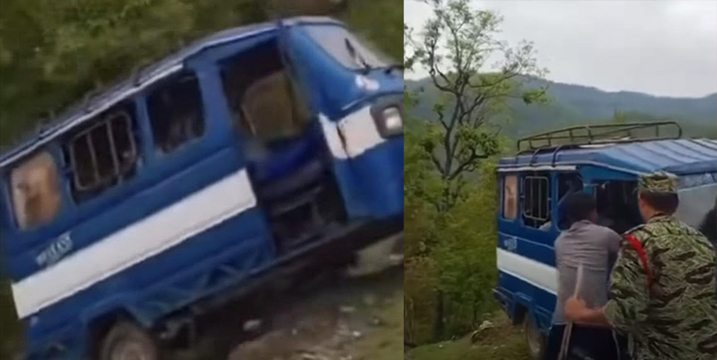टेम्पो भीरबाट खसालिएको घटनामा वनका १० कर्मचारी नियन्त्रणमा