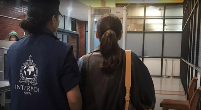 तुल्सी अधिकारीलाई इन्टर पोलको सहयोगमा पक्राउ गरि नेपाल ल्याइयो