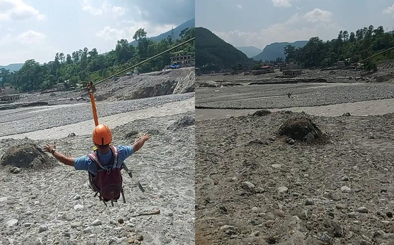 नुवाकोटमा इन्द्रायणीचौर–त्रिशूली बसपार्क जोड्ने जीपलाइन सञ्चालन
