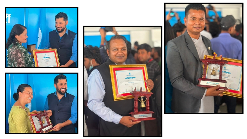 रास्वपाका निर्वाचित पदाधिकारी तथा केन्द्रीय सदस्यलाई प्रमाणपत्र वितरण