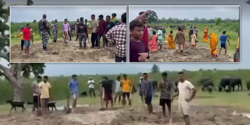 सुस्तामा फेरि भारतीय एसएसबी प्रवेश : निर्माणाधीन बाँध भत्काइयो, झडपमा ३ नेपाली घाइते