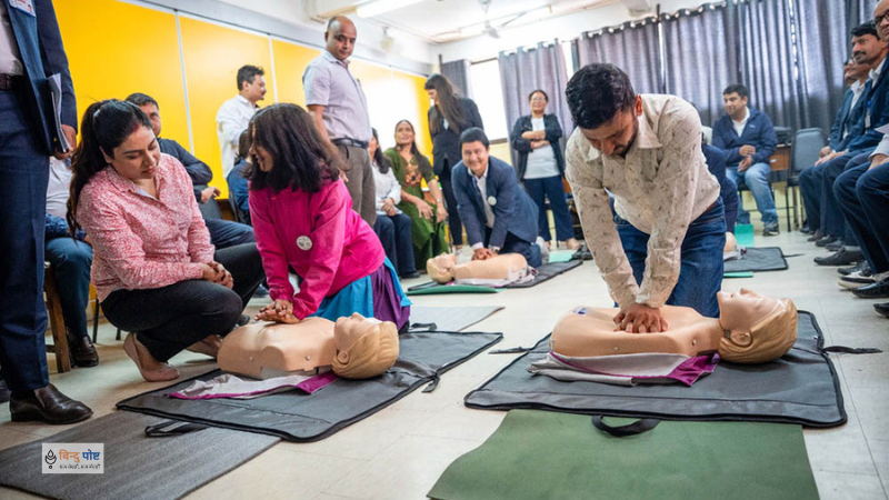 कार्यालय सहयोगीसहित सरकारी कर्मचारीलाई जीवनरक्षा तालिम सुरु