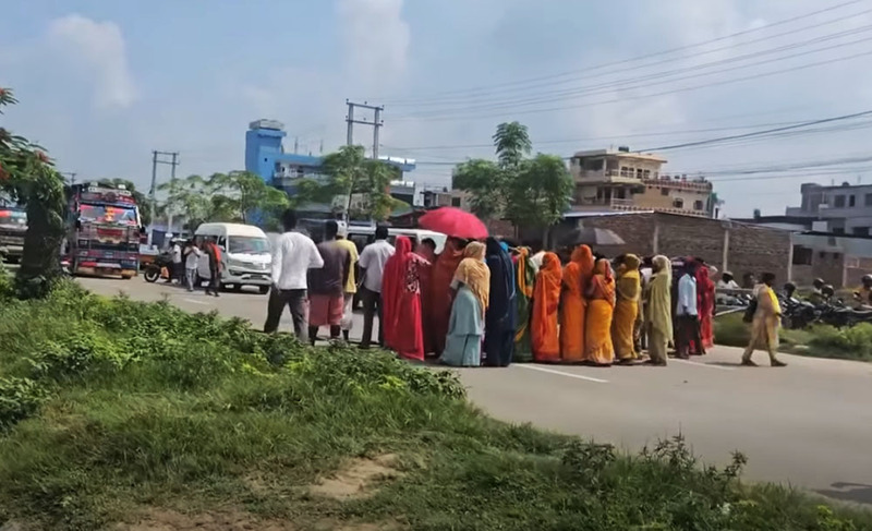 डोजर चलाउने सूचना टाँसिएपछि जनकपुरधामका रजौलवासी आन्दोलित
