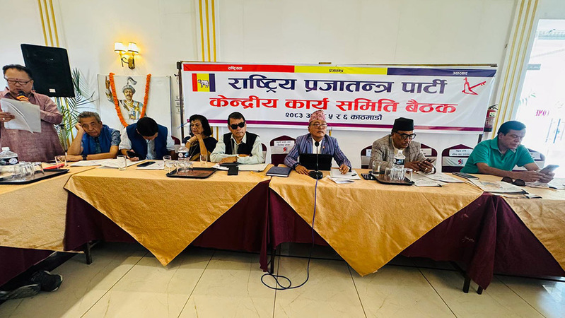 राप्रपाको केन्द्रीय कार्यसमिति बैठकले के के निर्णय गर्यो ?