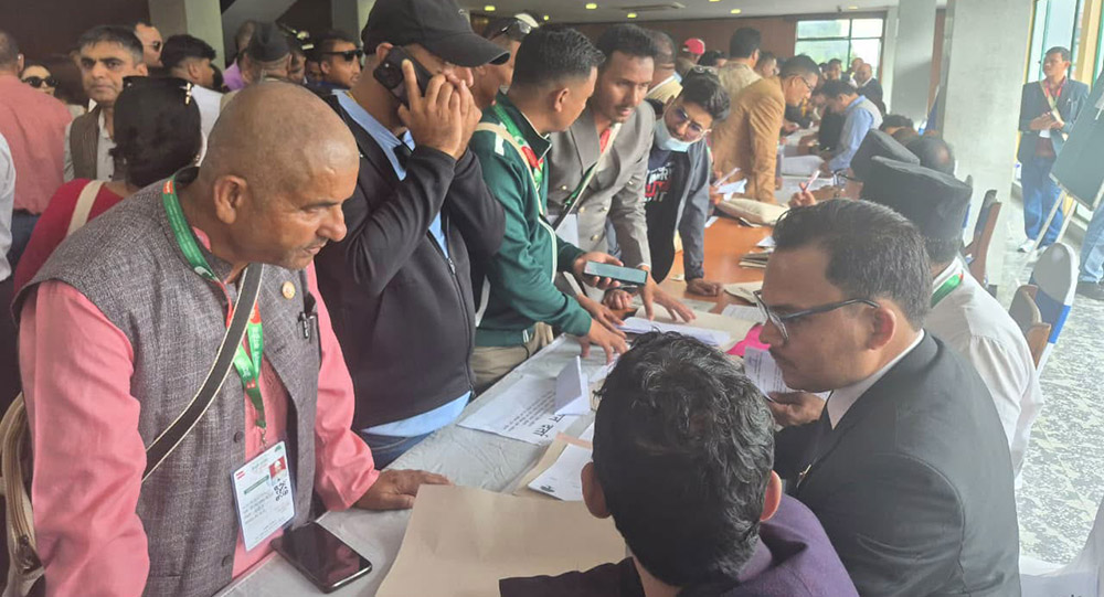 कांग्रेस महाधिवेशन: मनोनयन दर्ताको समय साँझ ६ बजेसम्म थप