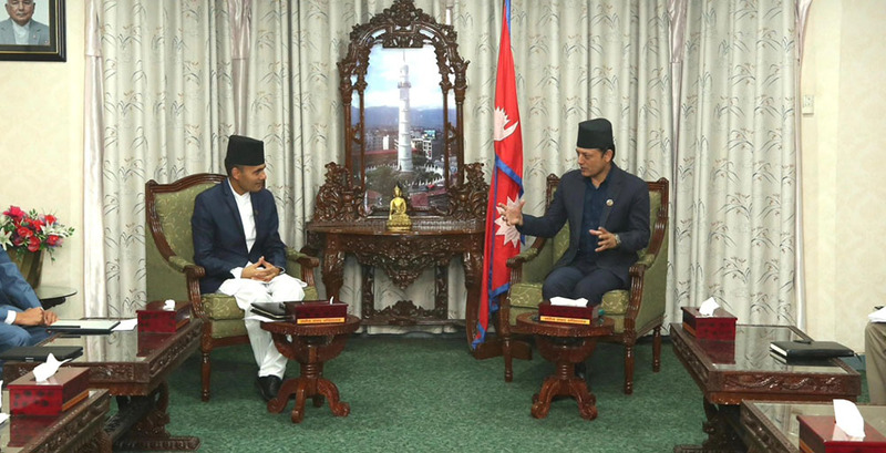 सभामुख अर्यालको उपस्थितिमा डिजिटल पूर्वाधार सुदृढीकरण बारे उच्चस्तरीय छलफल