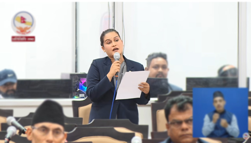 संसदमा ‘ट्रक साहित्य’ उल्लेख गर्दै रिमा विश्वकर्माको सरकारलाई ध्यानाकर्षण